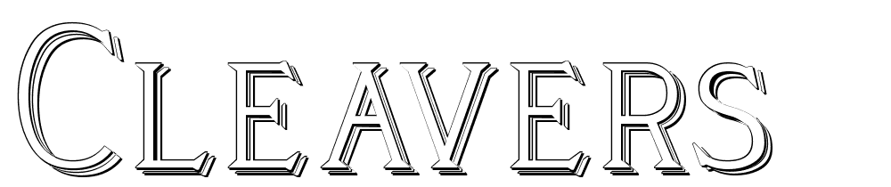 Cleaver’s_ Juvenia_ Raised font family download free