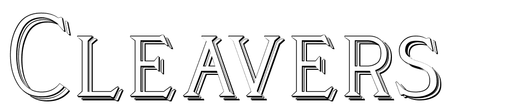 Cleaver’s_ Juvenia_ Raised font family download free