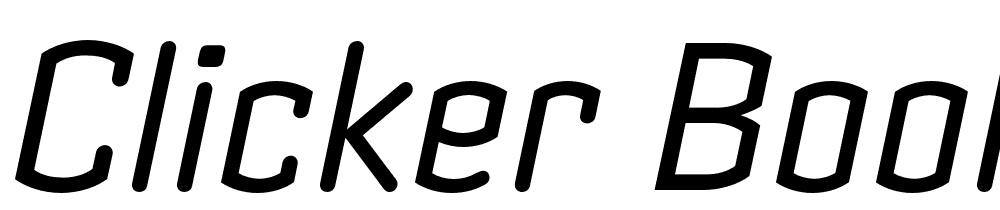 Clicker-Book-Italic font family download free