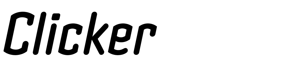 Clicker font family download free