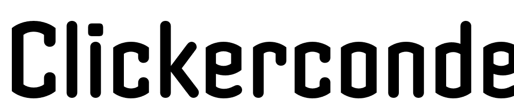 ClickerCondensed-SemiBold font family download free