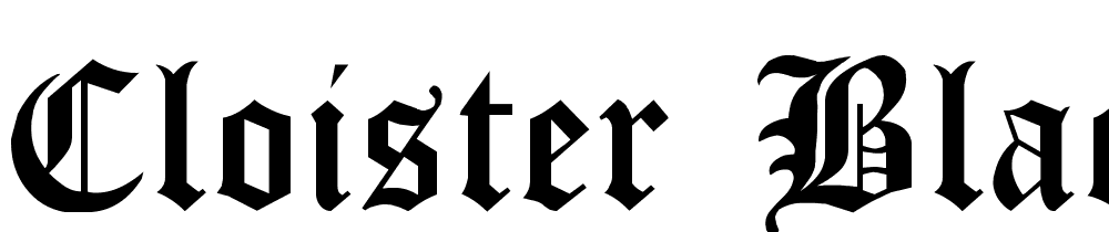 cloister_black font family download free