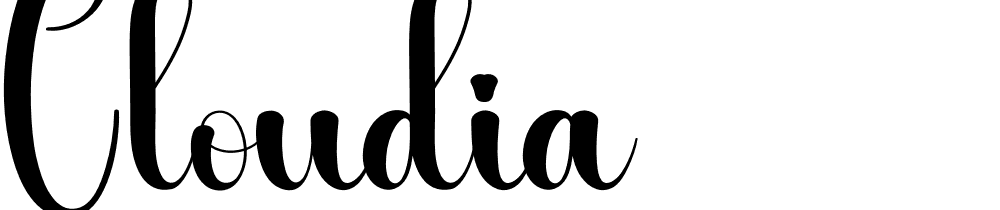 Cloudia font family download free