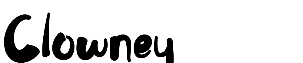 Clowney font family download free