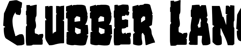 Clubber-Lang-Expanded font family download free