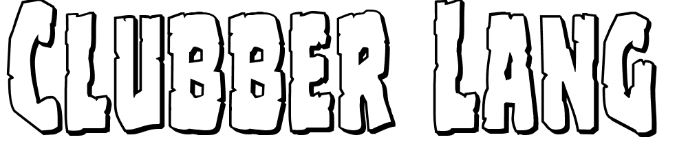 clubber_lang font family download free