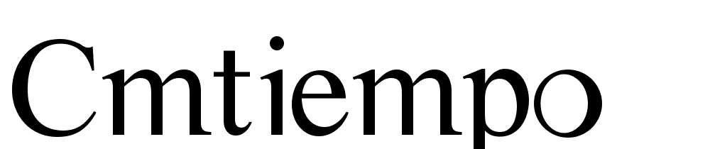 CMTiempo font family download free