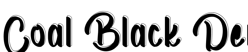 coal-black-demo font family download free