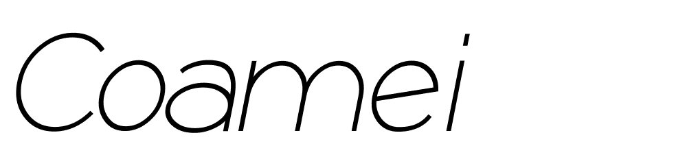 coamei font family download free