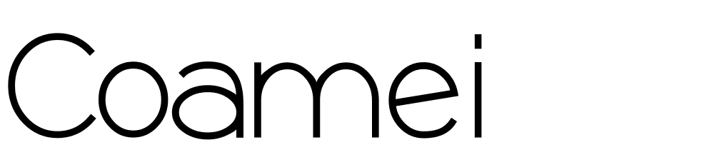 Coamei font family download free