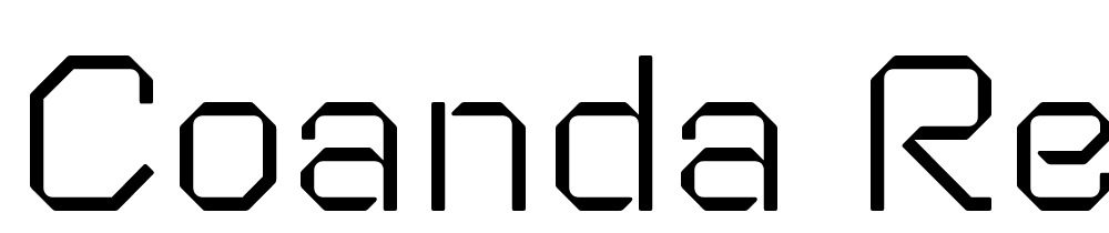 Coanda-Regular font family download free