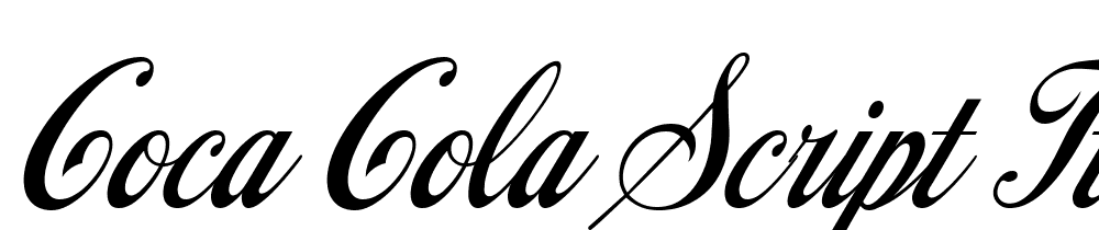 coca-cola-script-italic font family download free