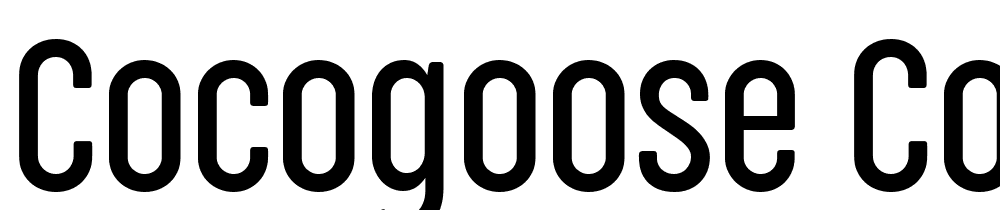 Cocogoose-Compressed-Trial-Light font family download free