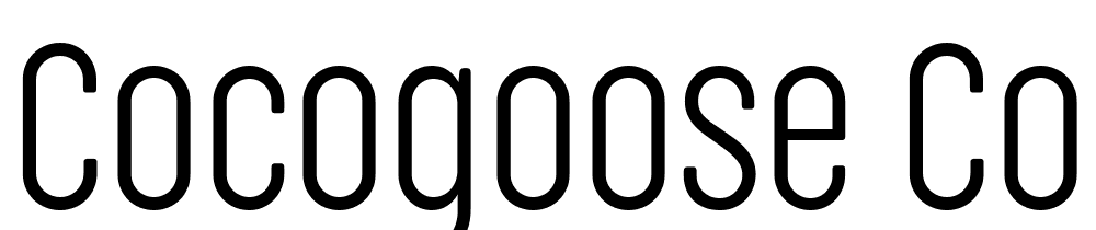 Cocogoose-Compressed-Trial-UltraLight font family download free