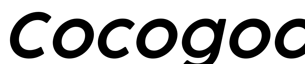 Cocogoose-Pro-SemiLight-Italic font family download free