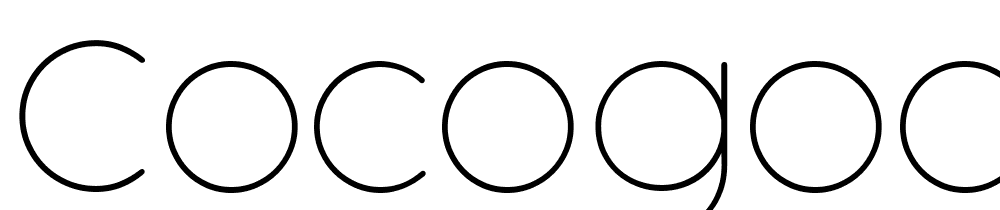 Cocogoose-Pro-Thin font family download free