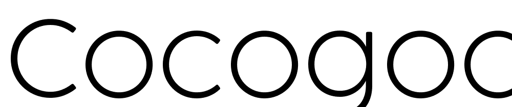 CocogooseProTrial-Ultralight font family download free