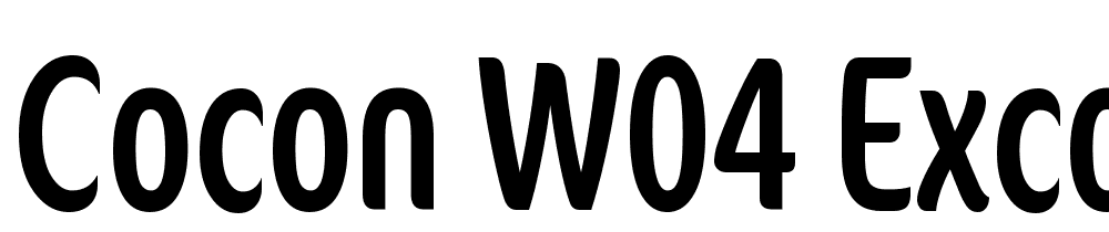 Cocon-W04-Excon font family download free