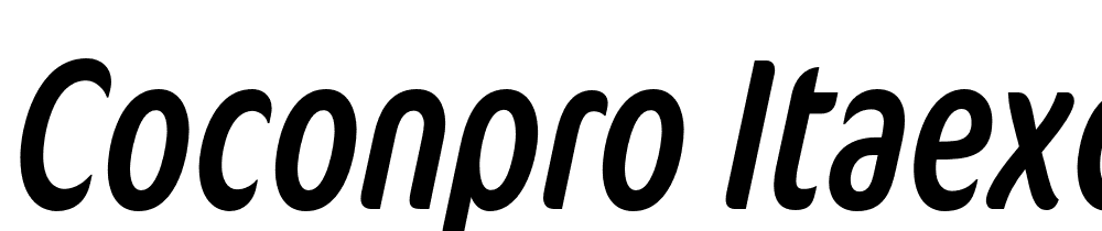 CoconPro-ItaExcon font family download free