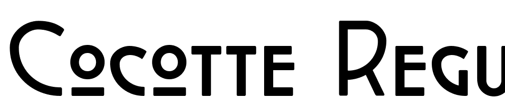 Cocotte-Regular font family download free