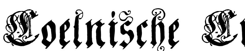 Coelnische Current Fraktur font family download free