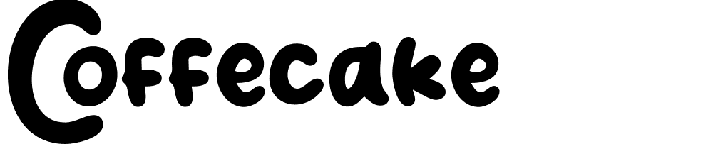 CoffeCake font family download free