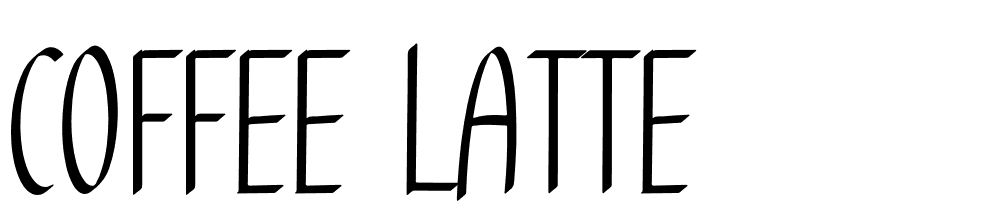 Coffee-Latte font family download free