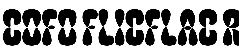 CoFo-FlicFlac-Regular font family download free