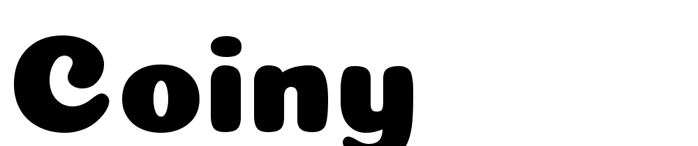 coiny font family download free