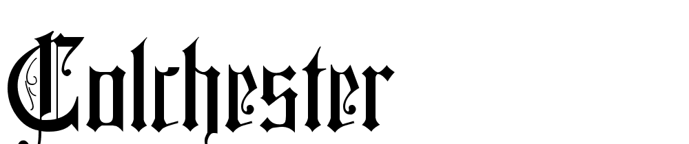 Colchester font family download free