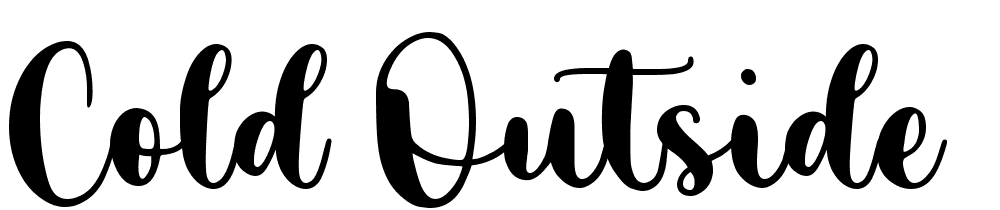Cold-Outside font family download free