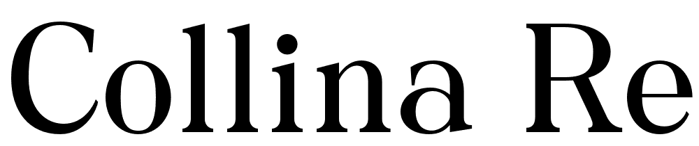 Collina-Regular font family download free