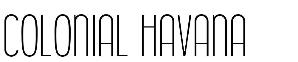 colonial-havana font family download free