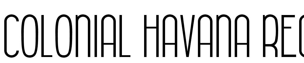 Colonial-Havana-Regular font family download free