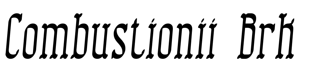 CombustionII BRK font family download free