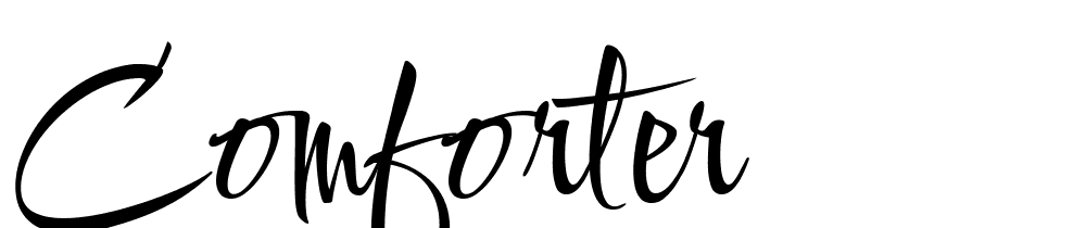 comforter font family download free