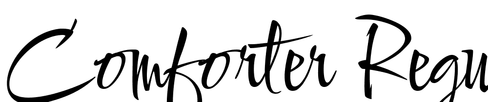 Comforter-Regular font family download free