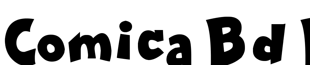 Comica-BD-Bold font family download free