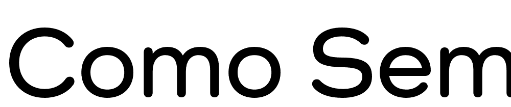 Como-SemiBold font family download free