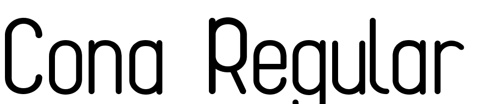 Cona-Regular font family download free