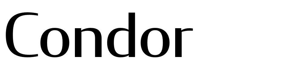 Condor font family download free