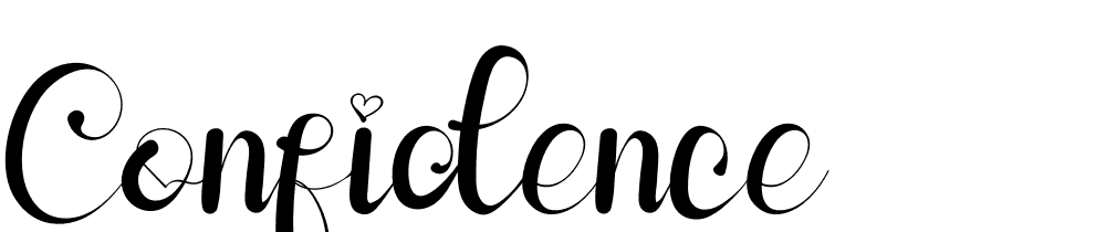 Confidence font family download free