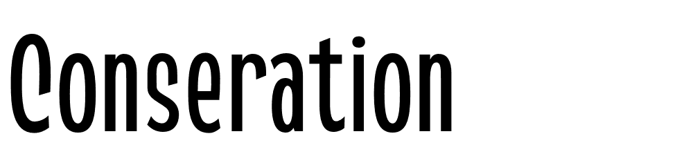 Conseration font family download free