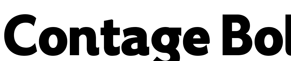 Contage-Bold font family download free