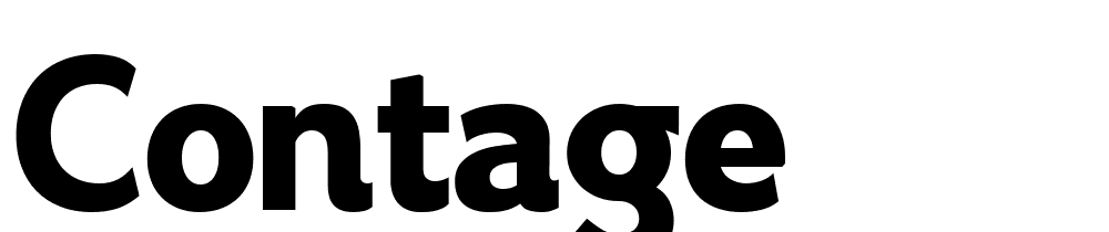 contage font family download free