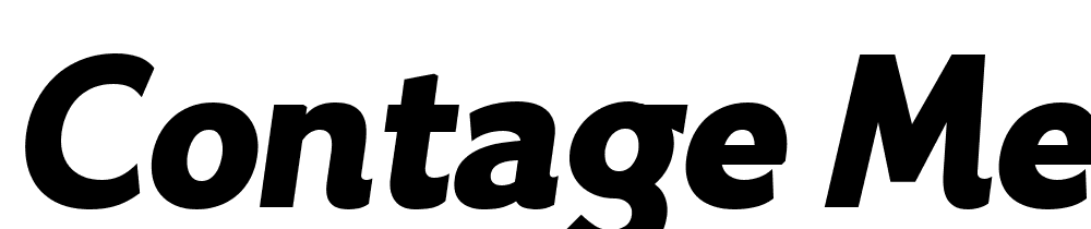 Contage-Medium-Italic font family download free