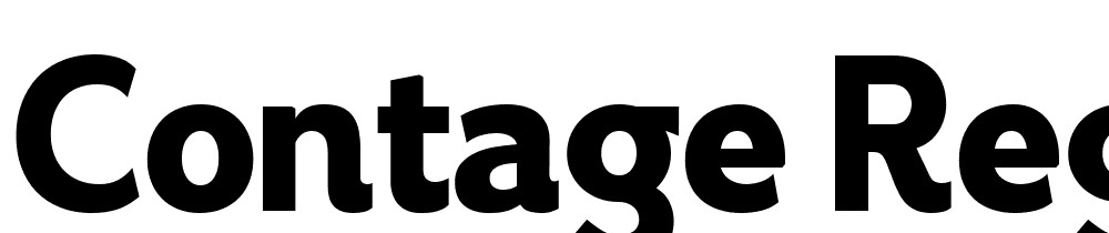 Contage-Regular font family download free