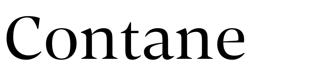 Contane font family download free