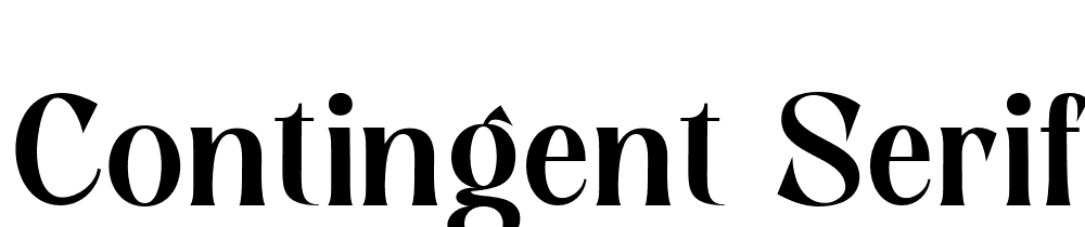 contingent-serif font family download free