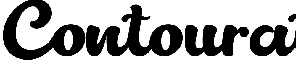 contouration-WebFont font family download free